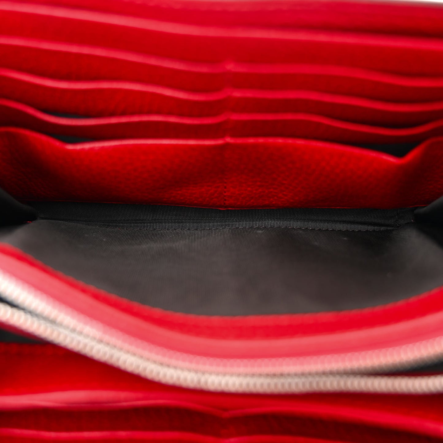 Calfskin Mini Dionysus Chain Wallet Hibiscus Red