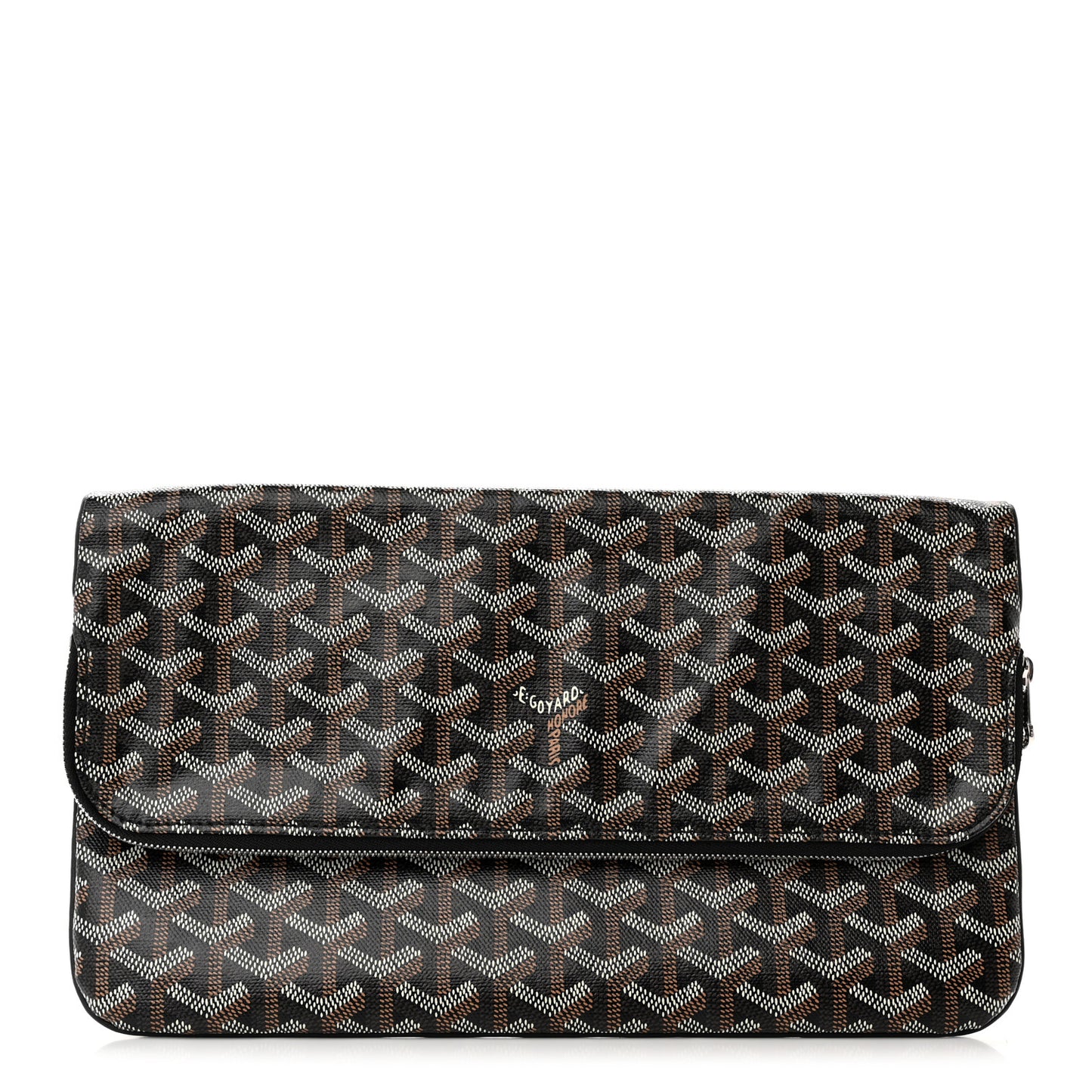 Goyardine Sainte Marie Soft Clutch Black