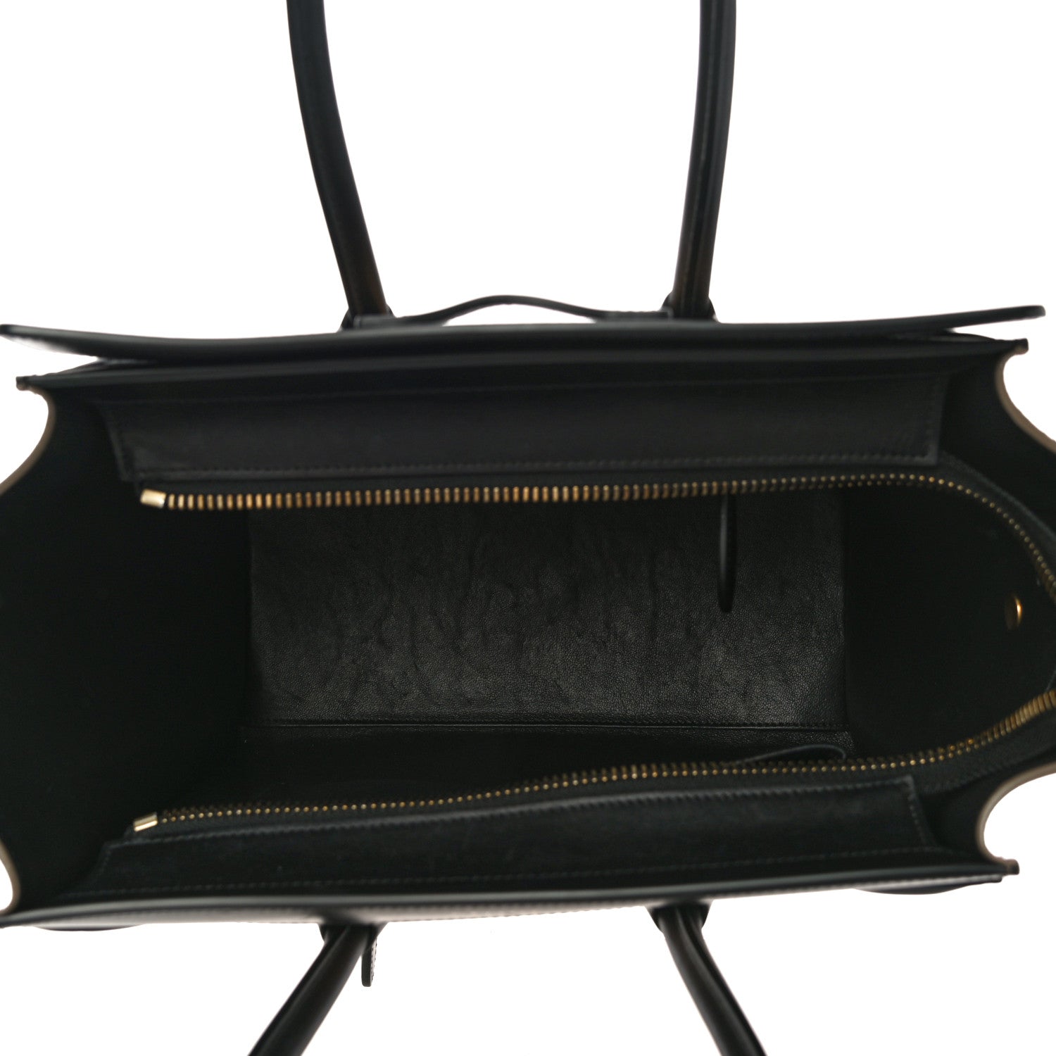 Celine Baby Grained Calfskin Nubuck Micro Tri-Color Luggage Corn 4 of 9