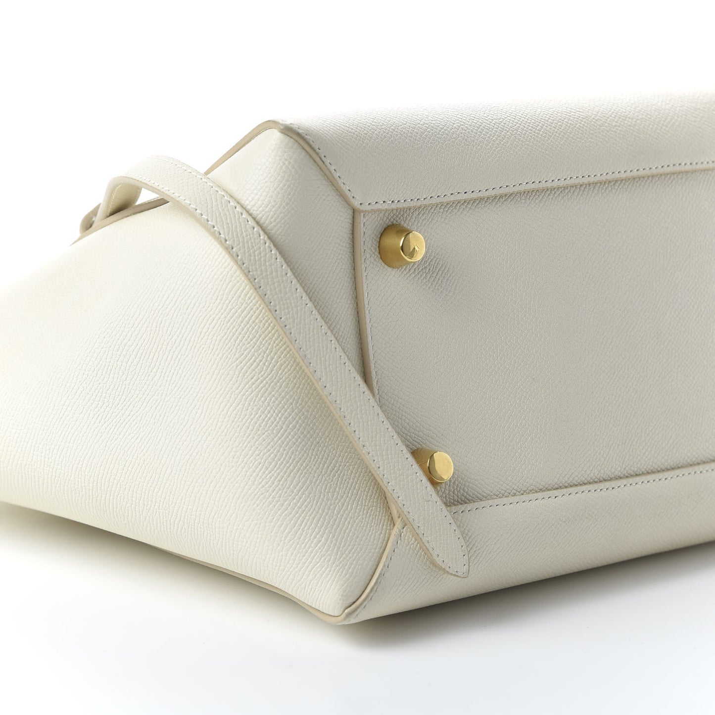 Grained Calfskin Mini Belt Bag White
