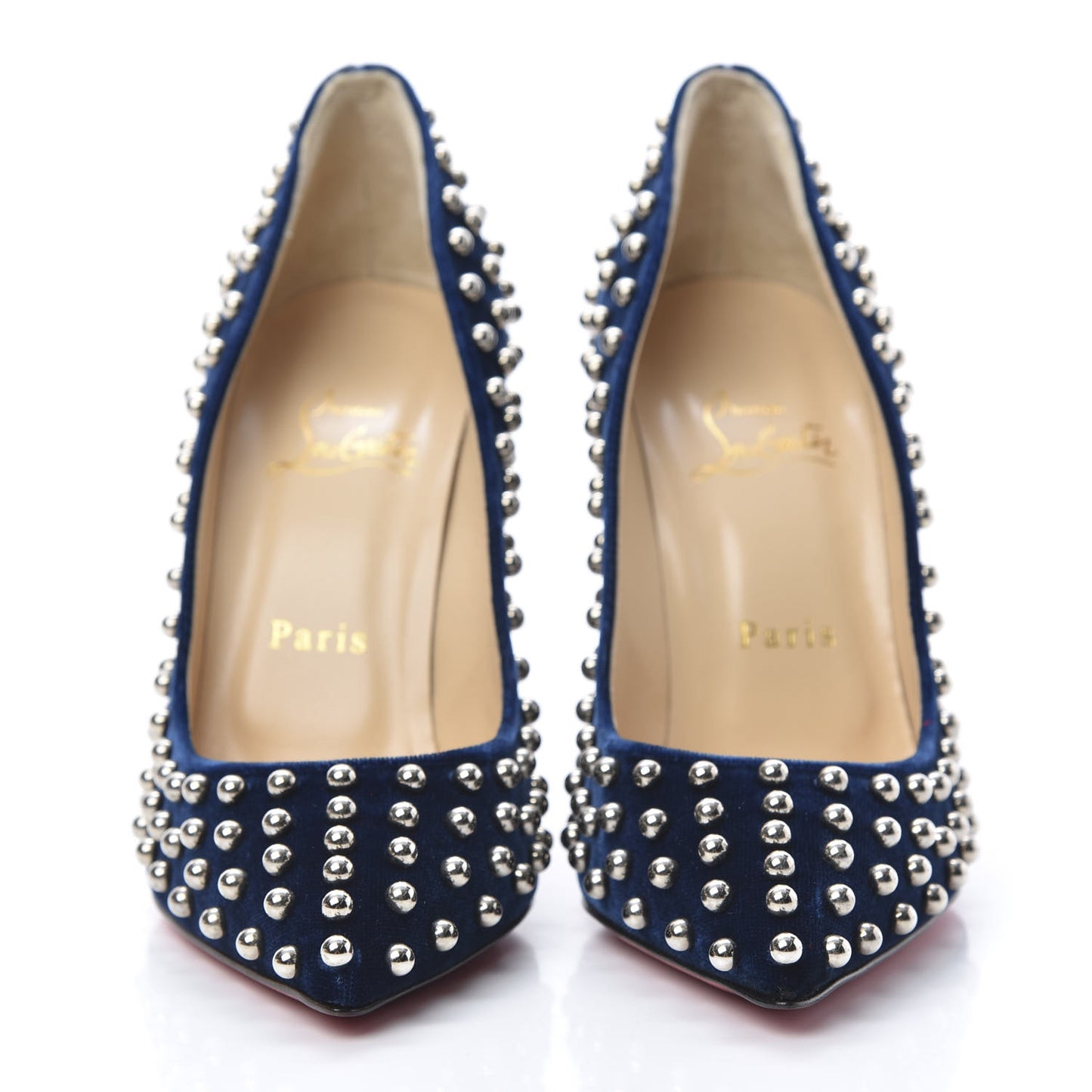 Velvet Specchio Billy Spikes Pumps 37 Silver Eclipse