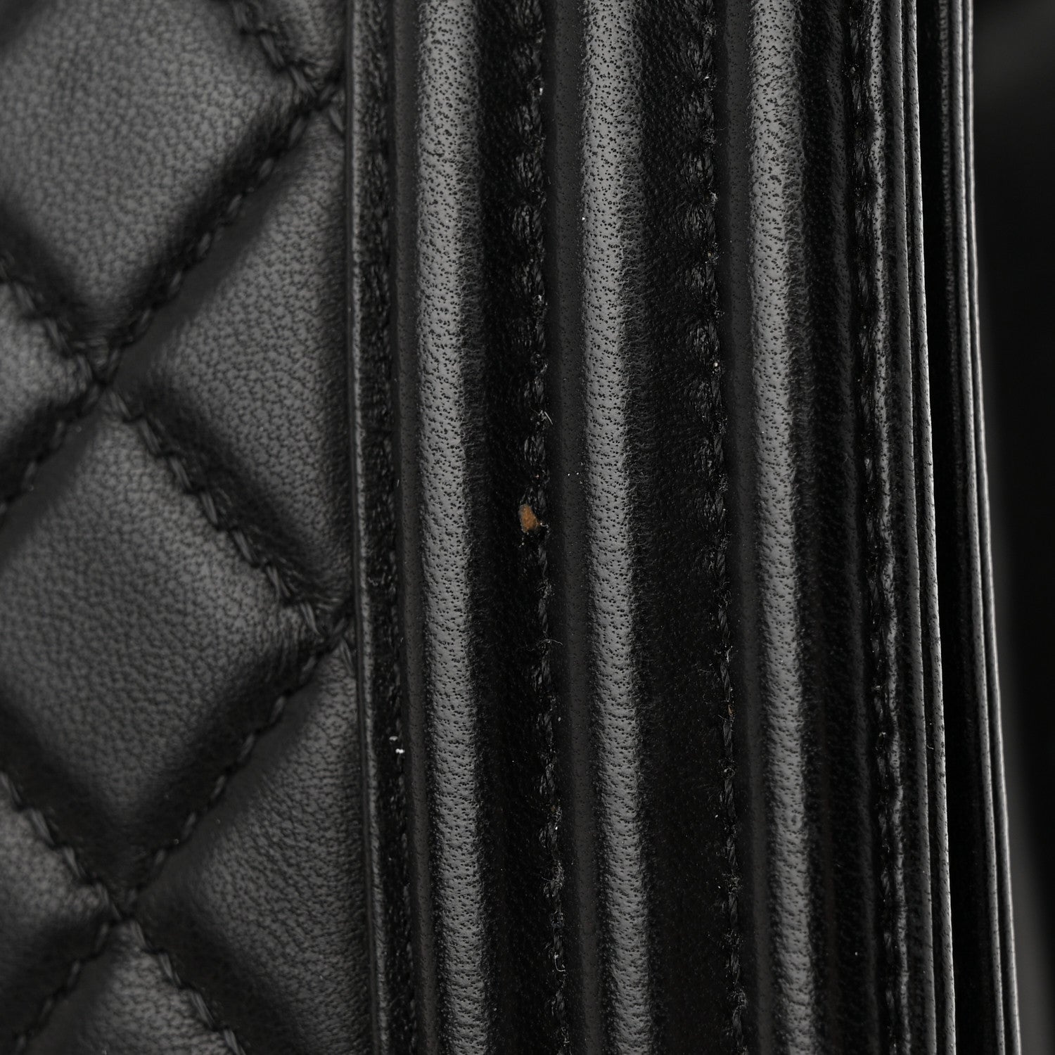 Chanel Lambskin Quilted Medium Boy Flap Black 15 of 18