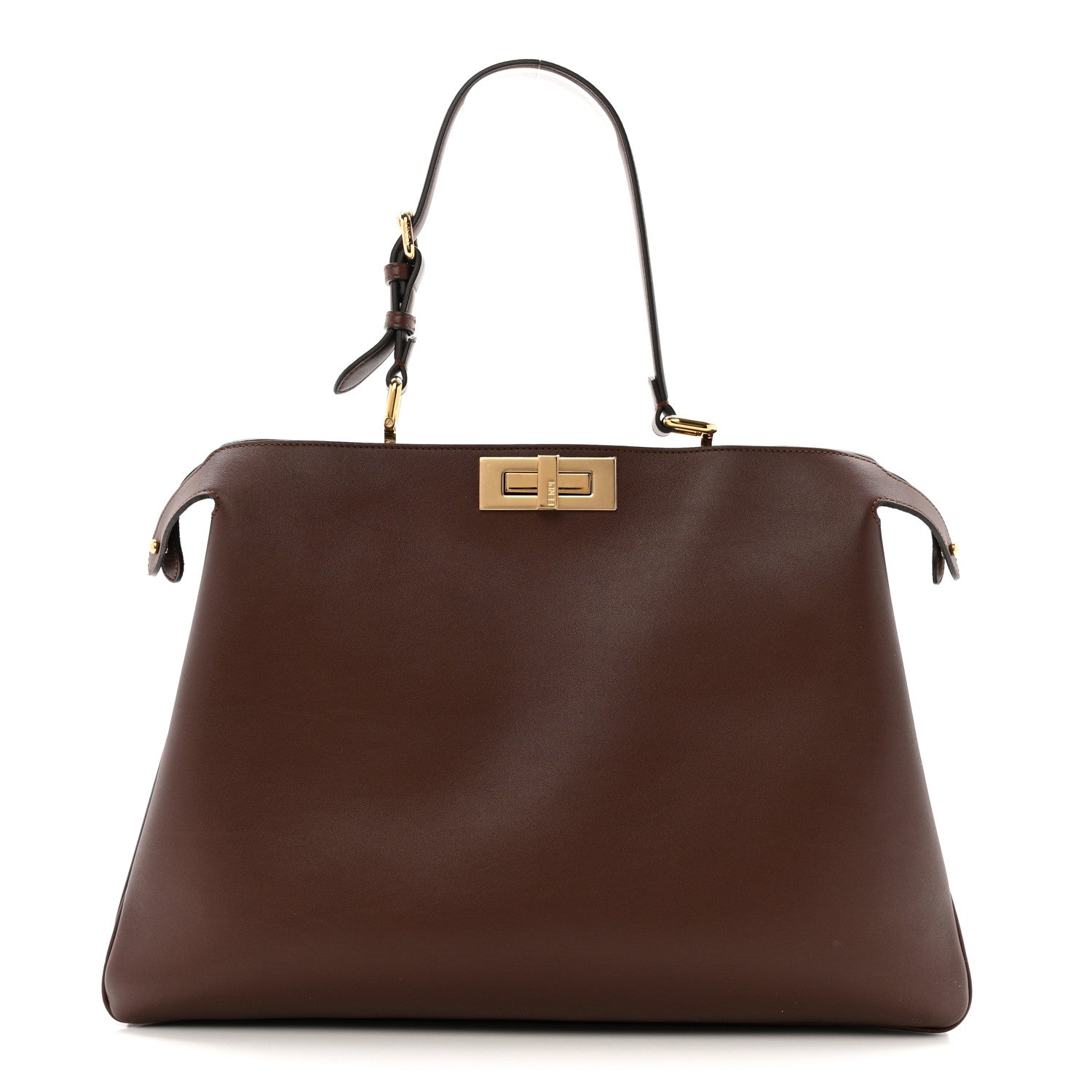 Fendi Vitello Large Soft Peekaboo Mogano 1834041 – FASHIONPHILE