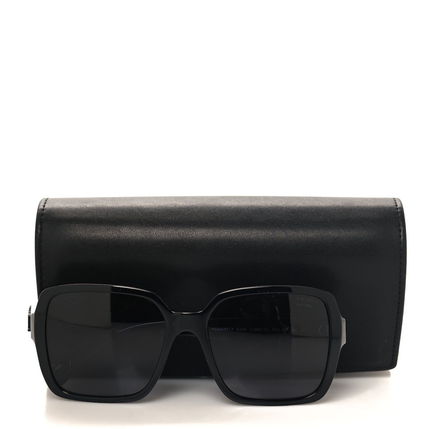 Acetate Square Sunglasses 5408 Black