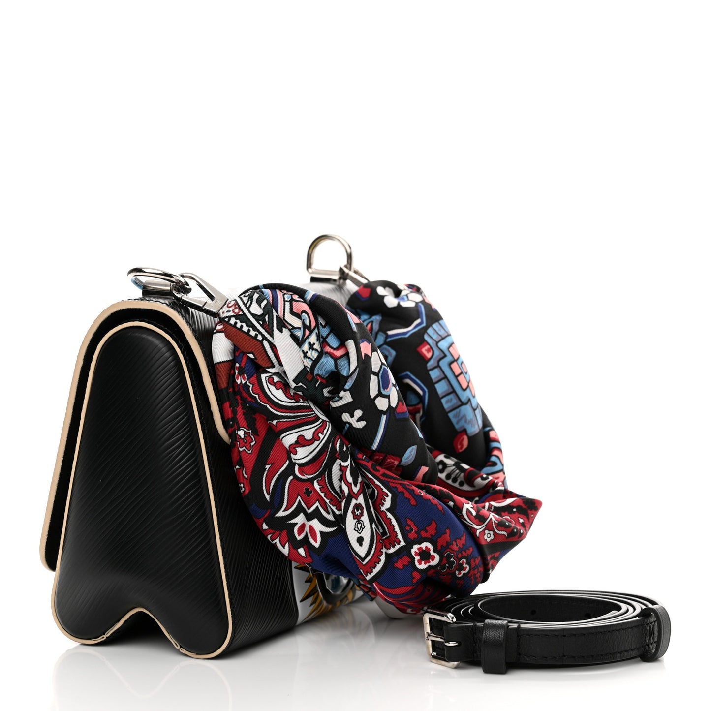 Epi World Tour Twist Shoulder Bag PM Black