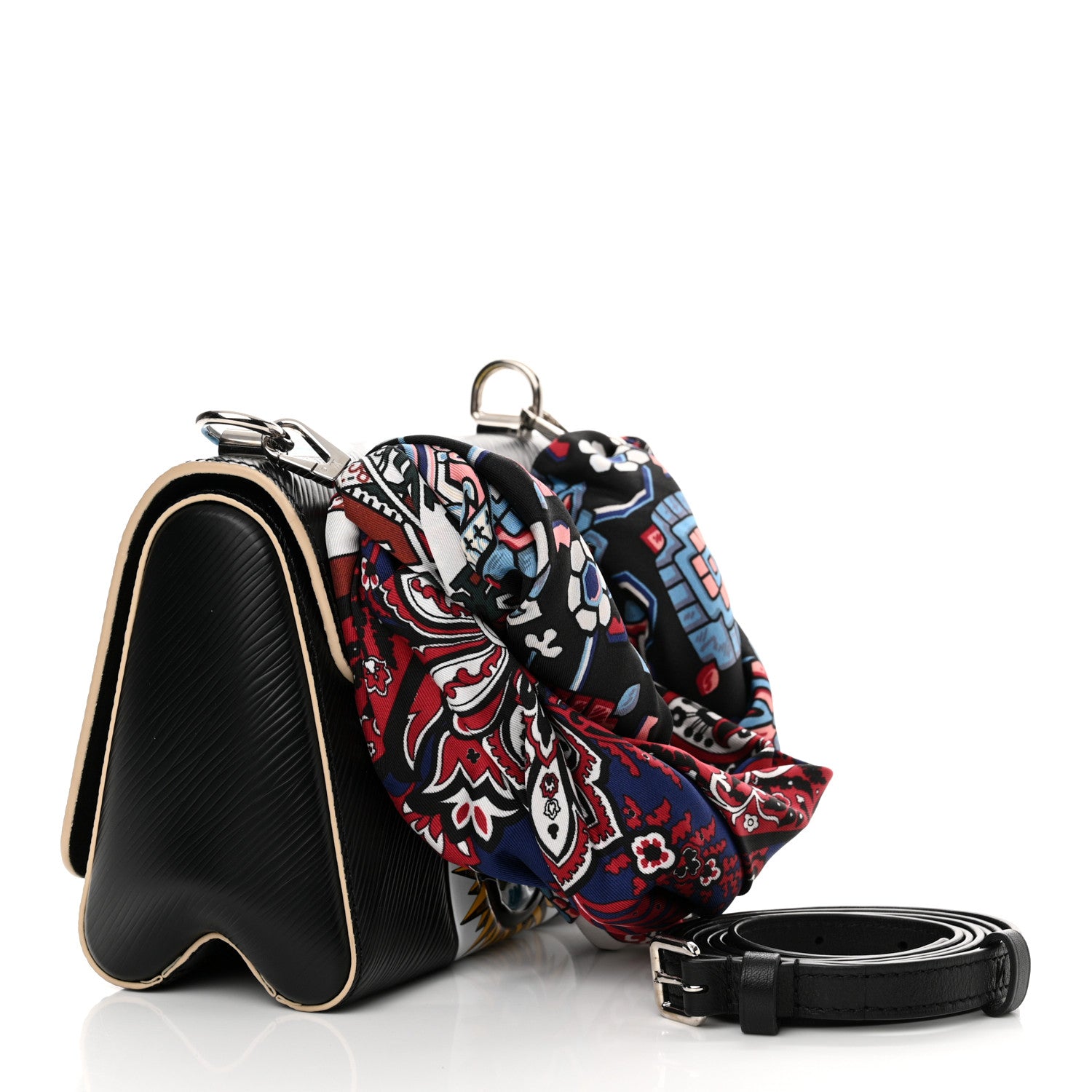 Louis Vuitton Epi World Tour Twist Shoulder Bag PM Black 4 of 11