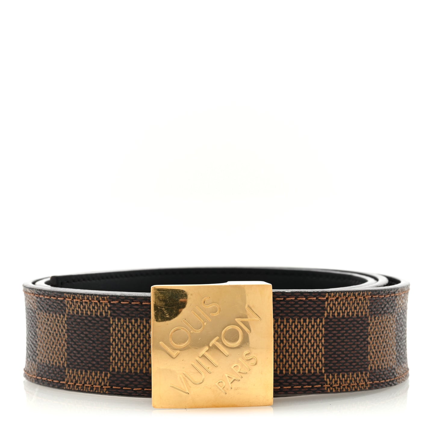 Damier Ebene LV Paris Buckle Belt 85 34 85 34