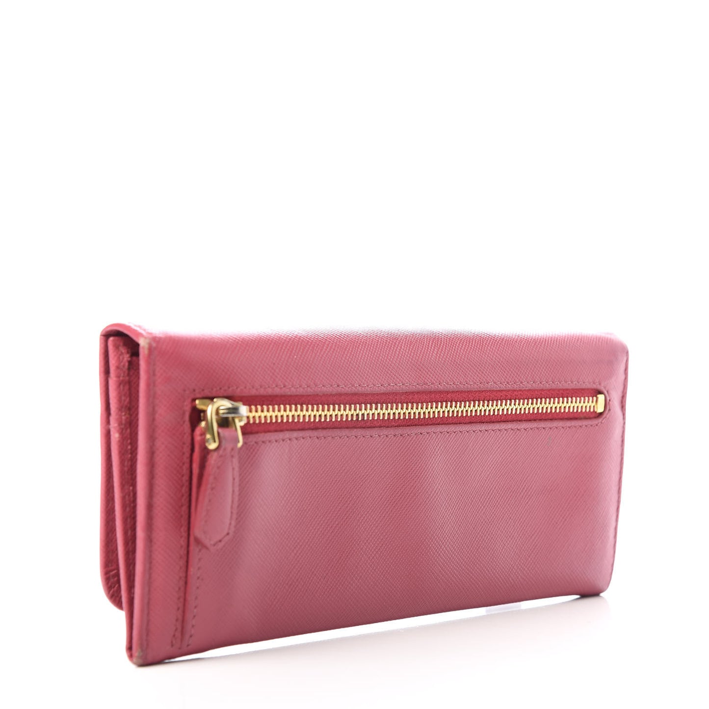 Saffiano Fiocco Bow Continental Wallet Peonia