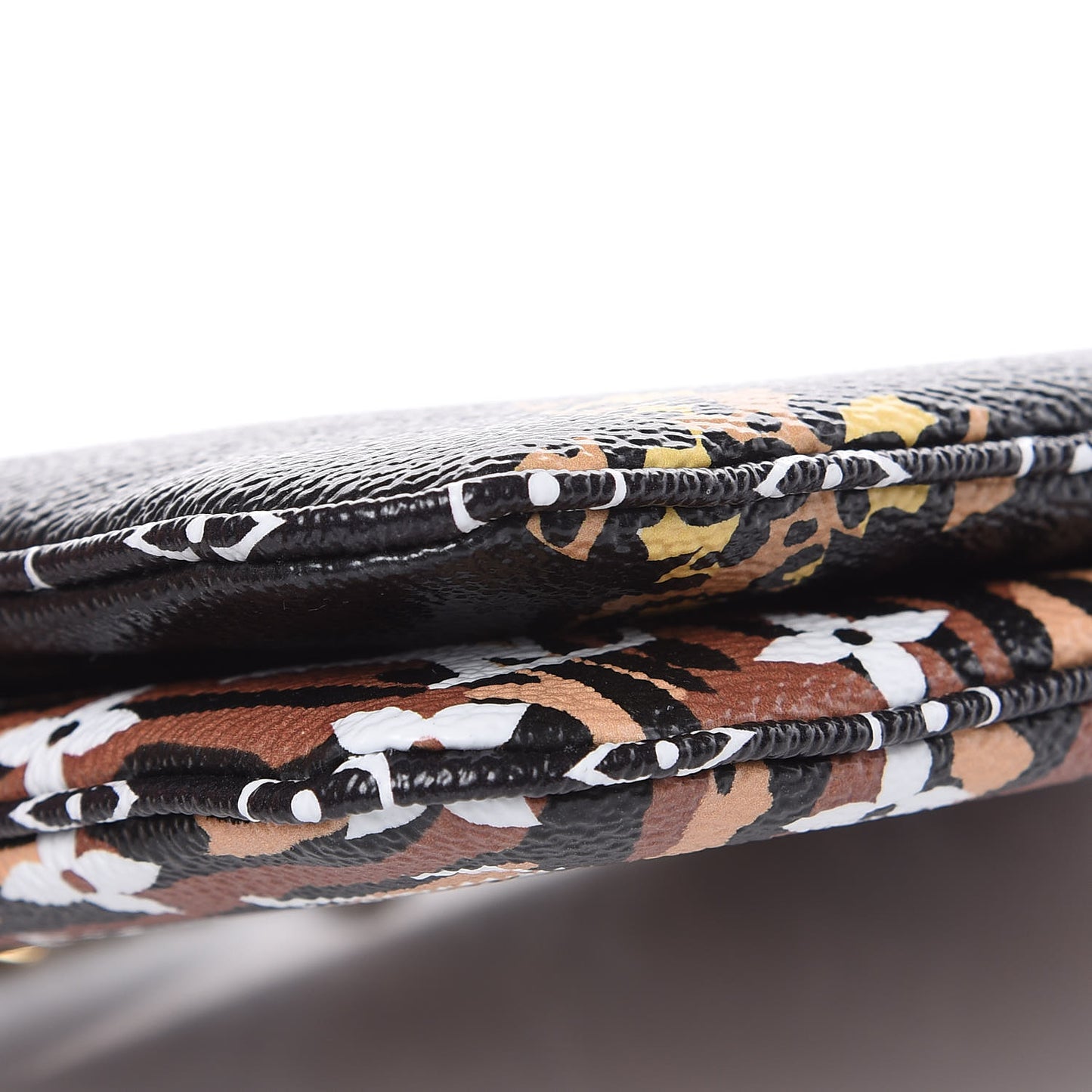 Monogram Giant Jungle Pochette Double Zip Black