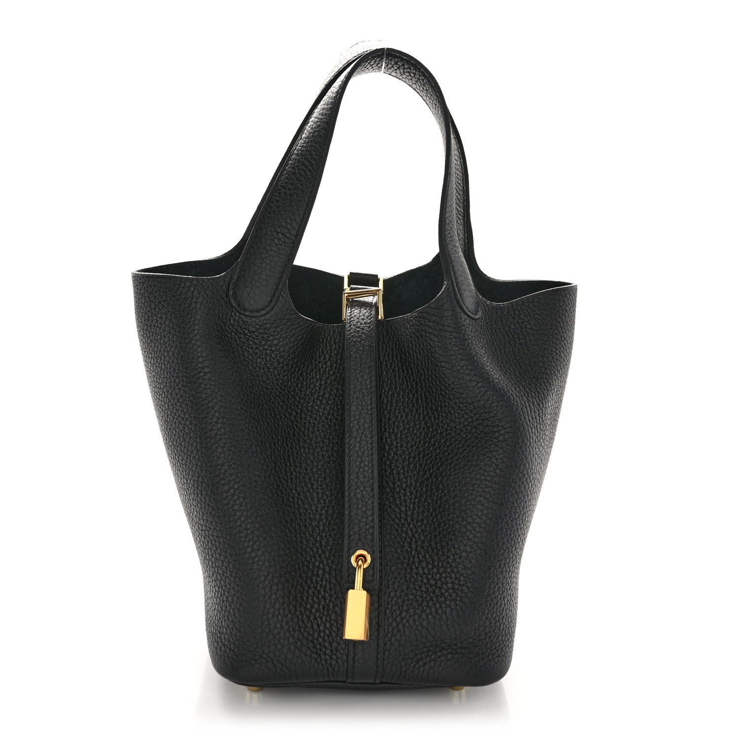 Hermes Taurillon Clemence Picotin Lock 18 PM Black 1 of 11