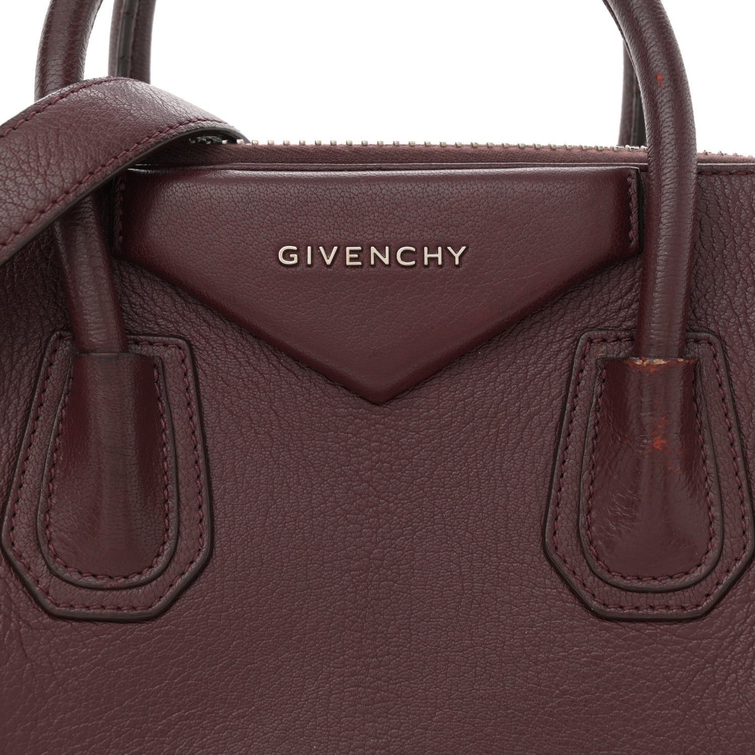 Givenchy Sugar Goatskin Small Antigona Oxblood 8 of 15