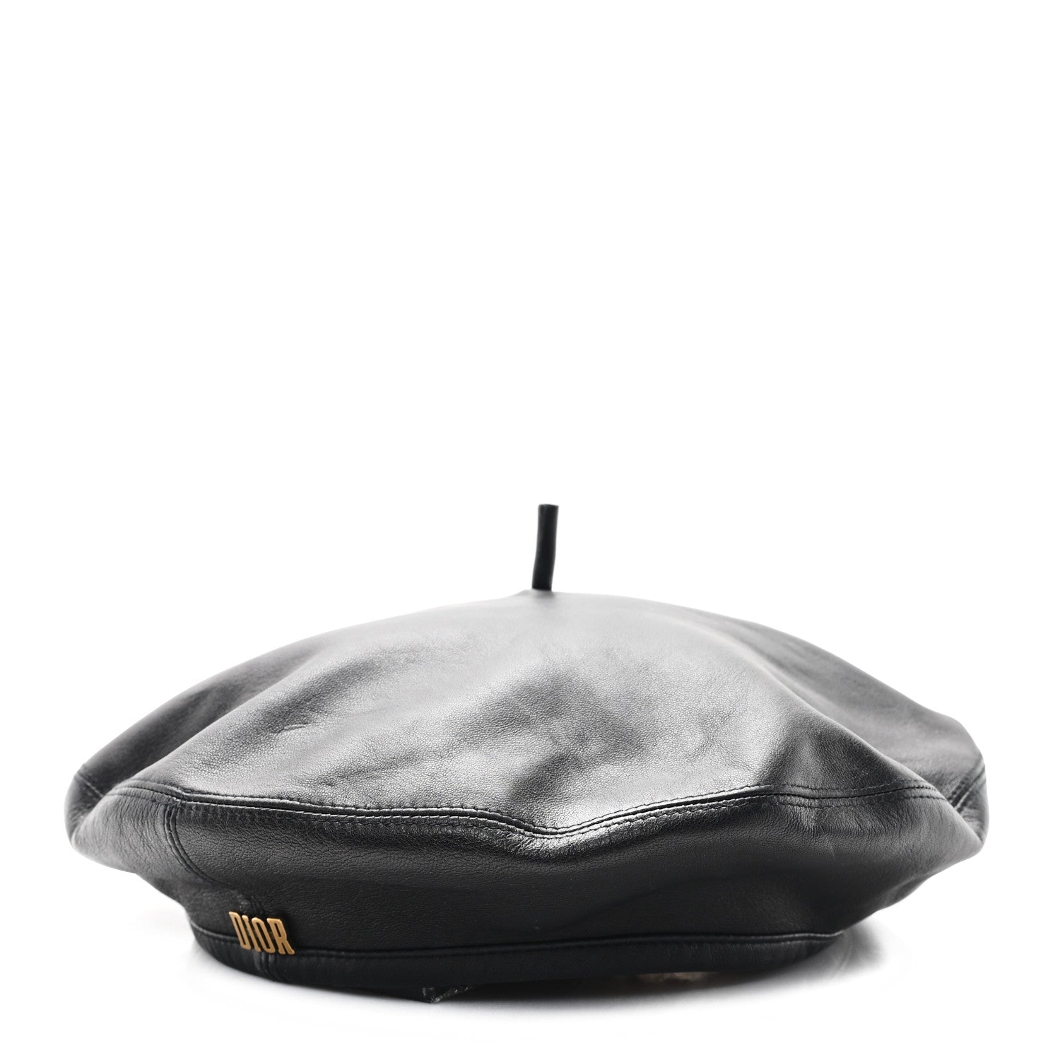 Christian Dior Lambskin D-Dream Beret 58 Black 1760256 – FASHIONPHILE