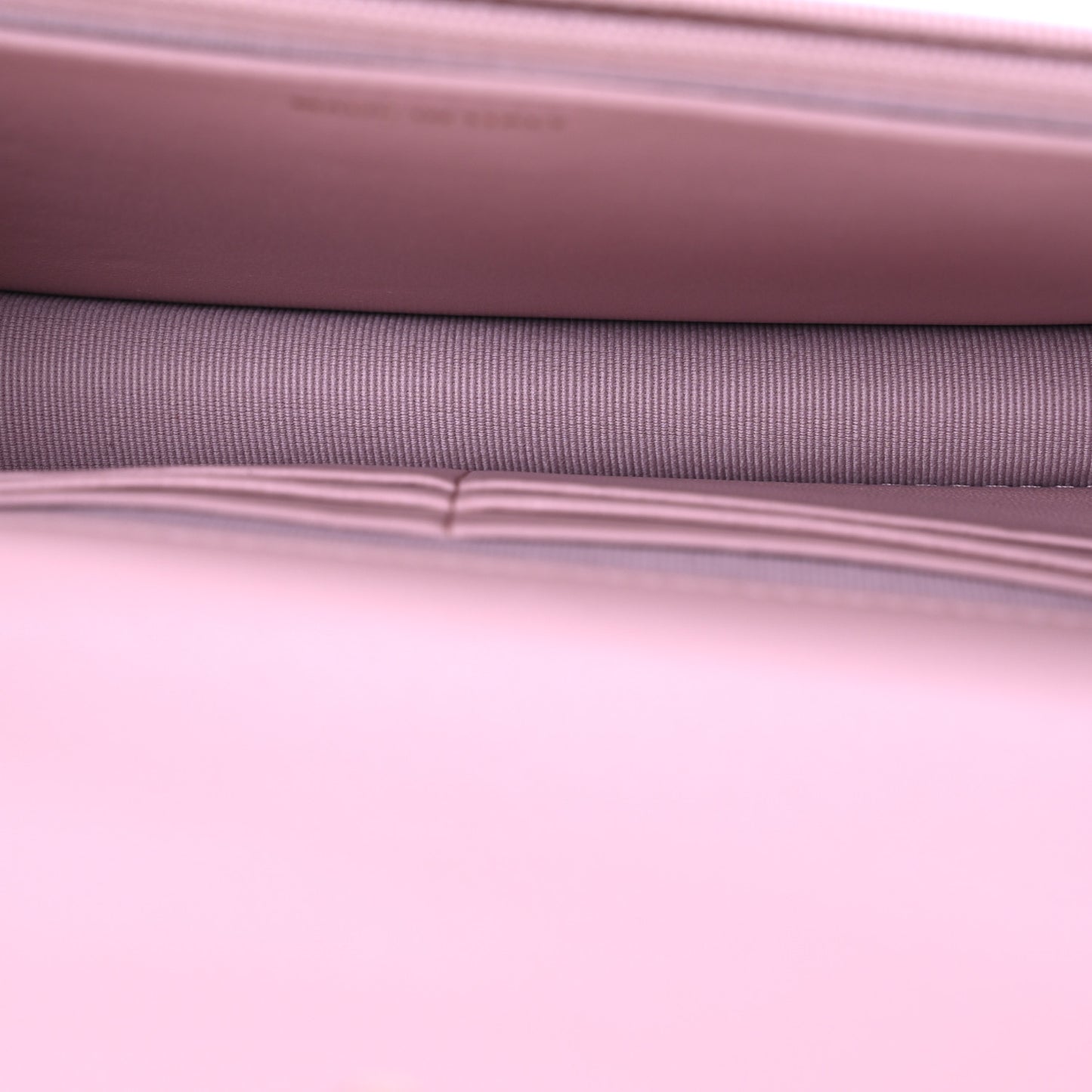 Lambskin Quilted Sweet Camellia Wallet on Chain WOC Light Beige