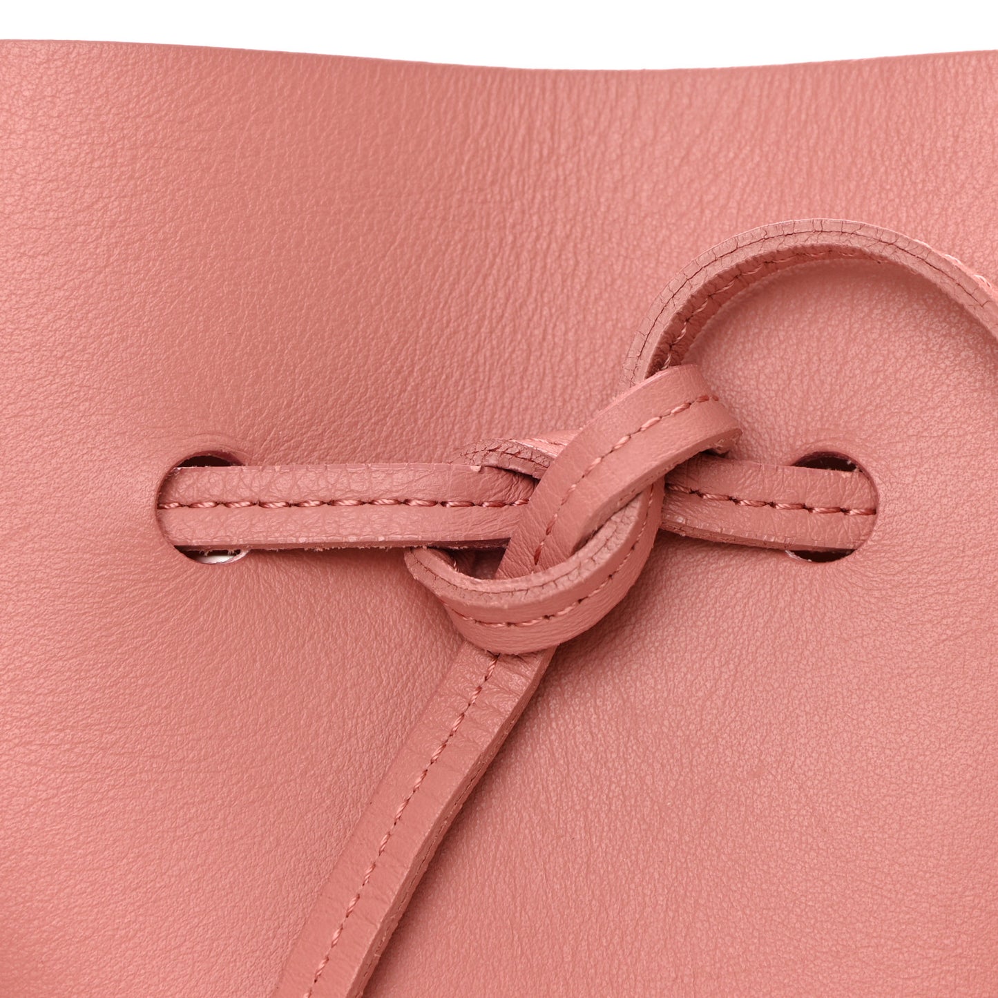 Calfskin Bucket Bag Blush