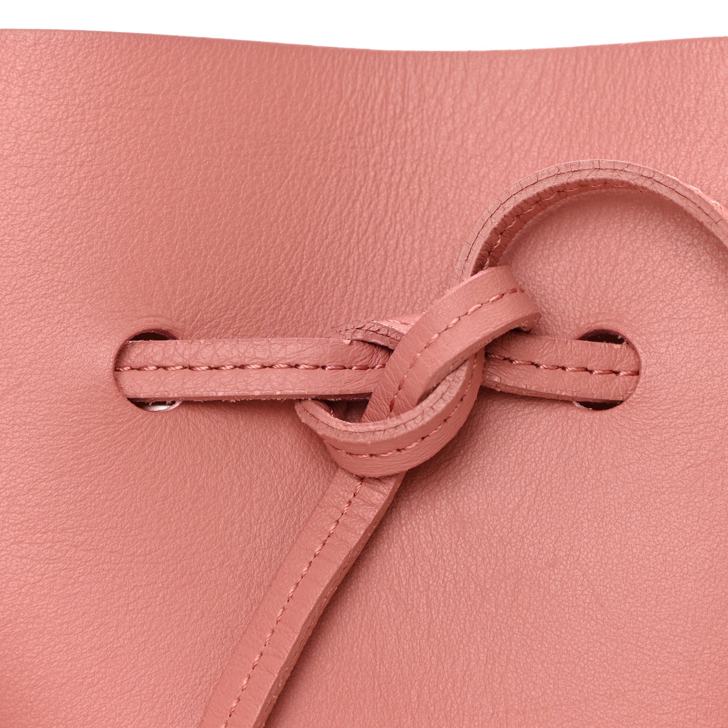 Mansur Gavriel Calfskin Bucket Bag Blush 16 of 19