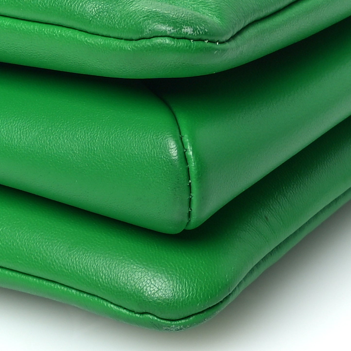 Lambskin Embossed Monogram LV Match Coussin PM Green White