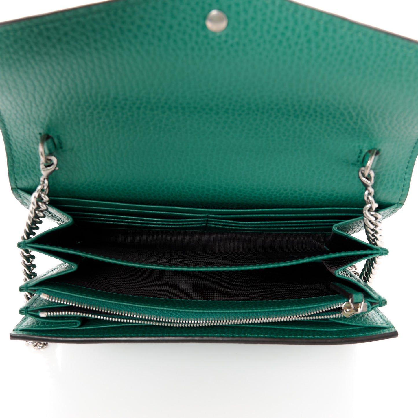 Calfskin Mini Dionysus Chain Wallet Emerald
