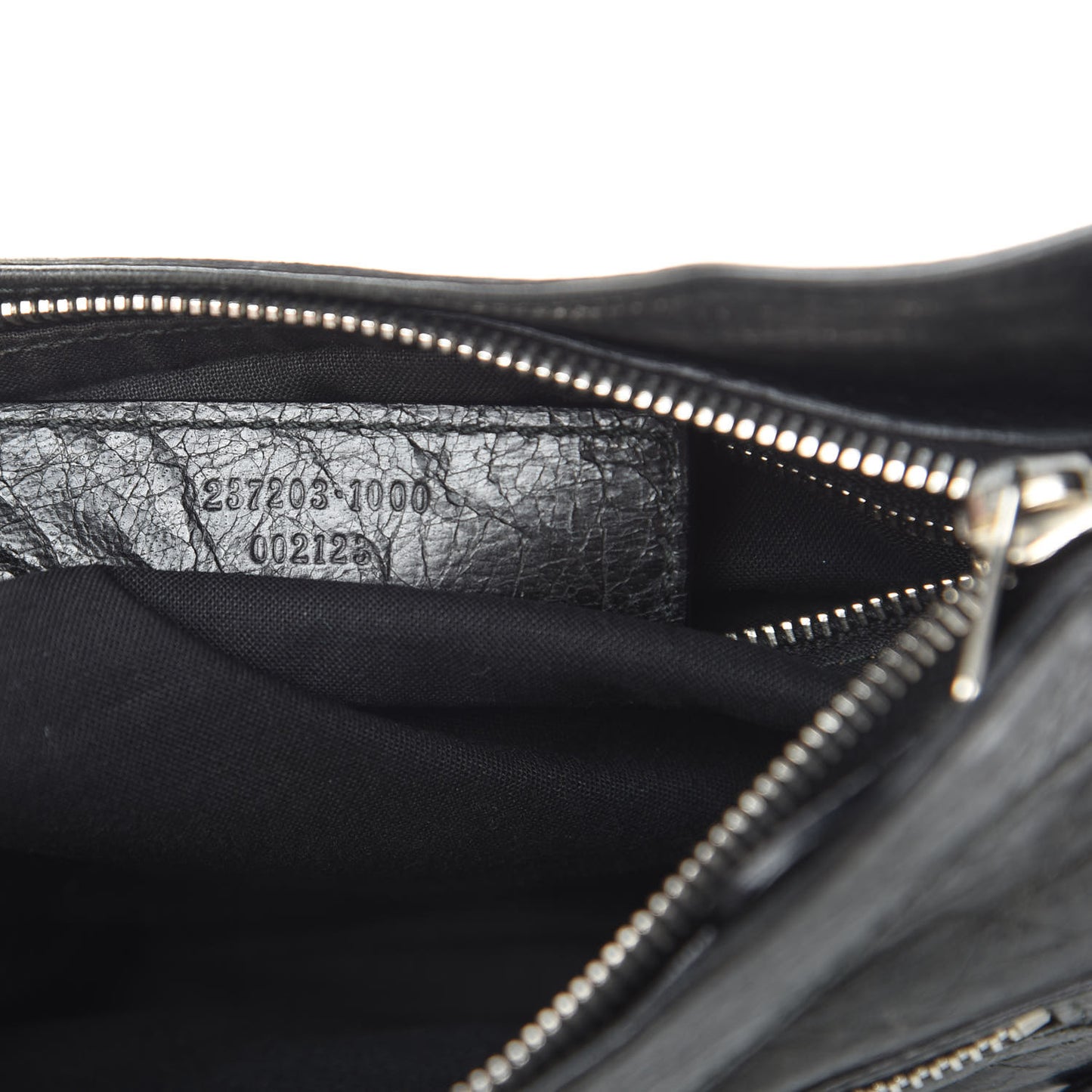 Agneau Giant 12 Silver Hardware Hip Black