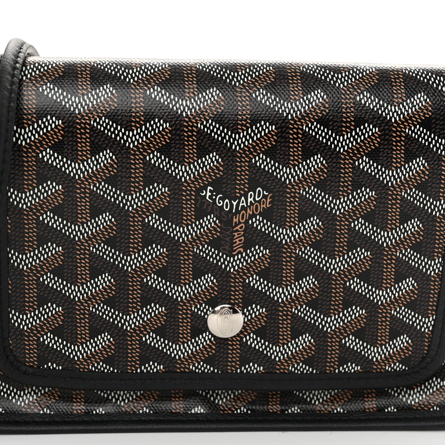 Goyardine Plumet Wallet Clutch Black