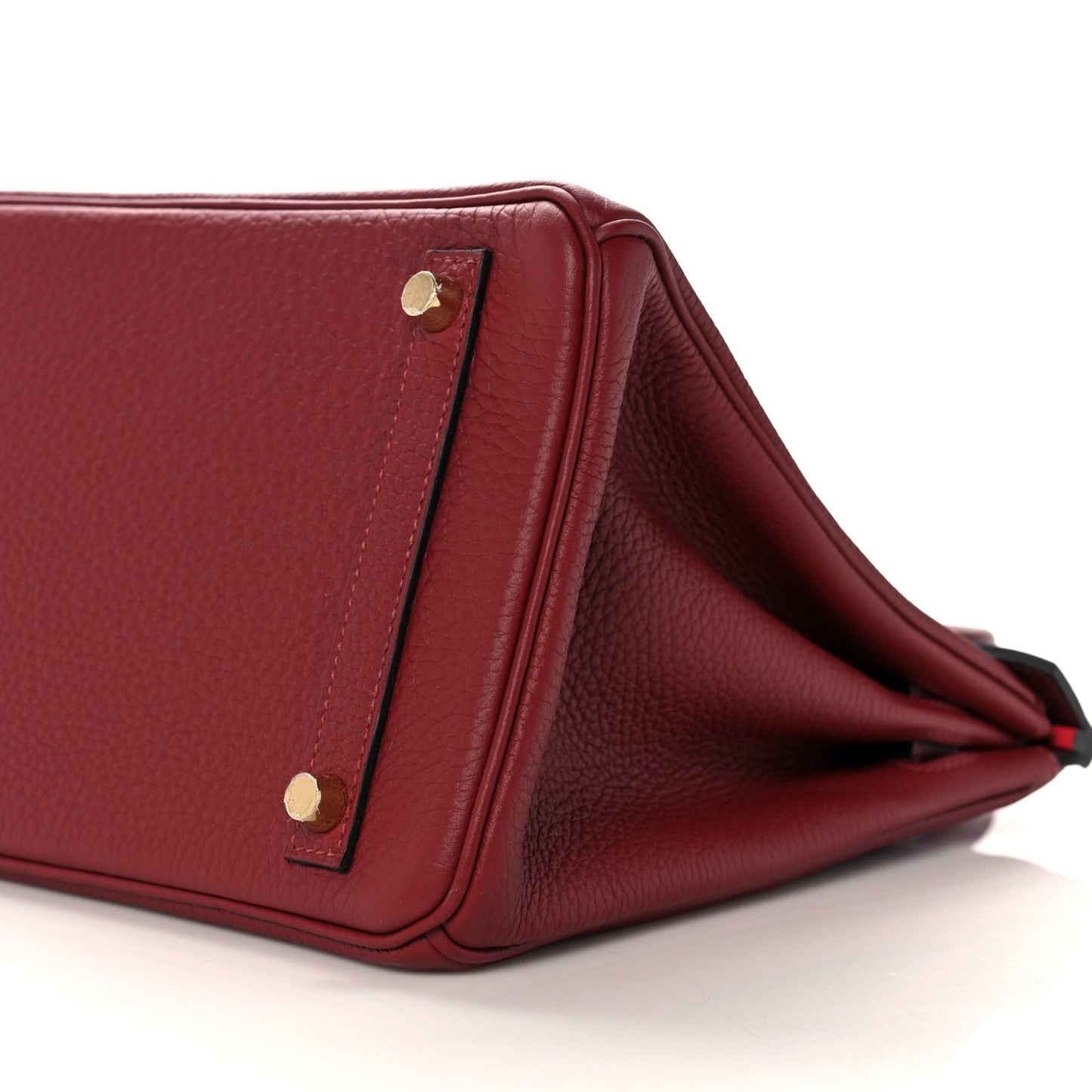 Taurillon Clemence Sombrero Birkin 30 Rouge H