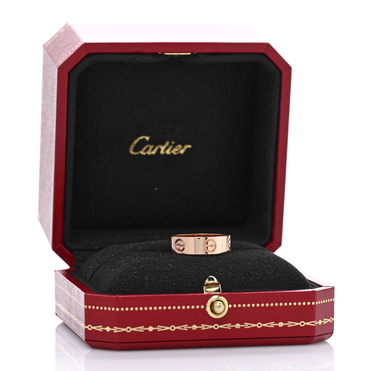 18K Pink Gold 5.5mm LOVE Ring 50 5.5