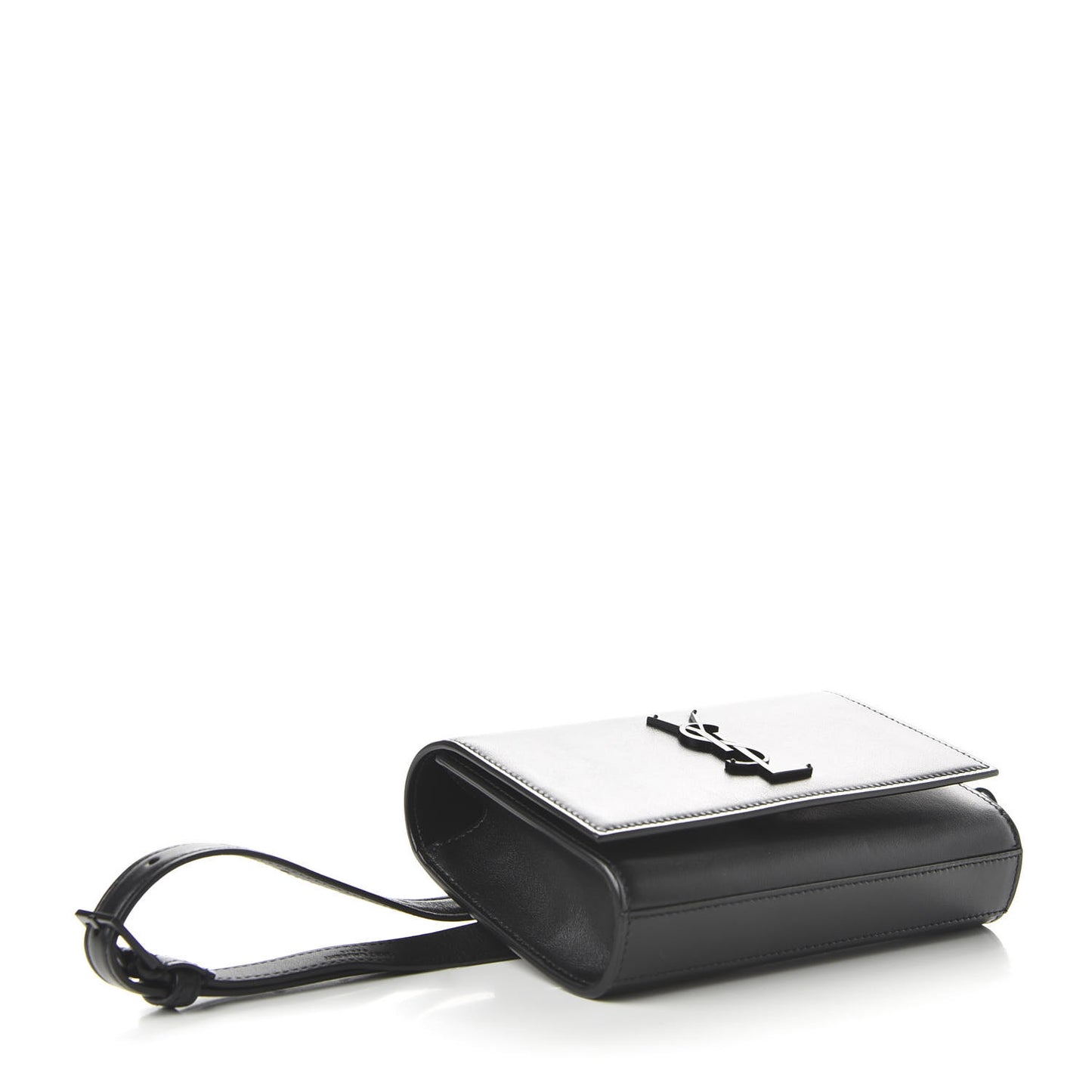 Smooth Calfskin Monogram Kate Belt Bag Black