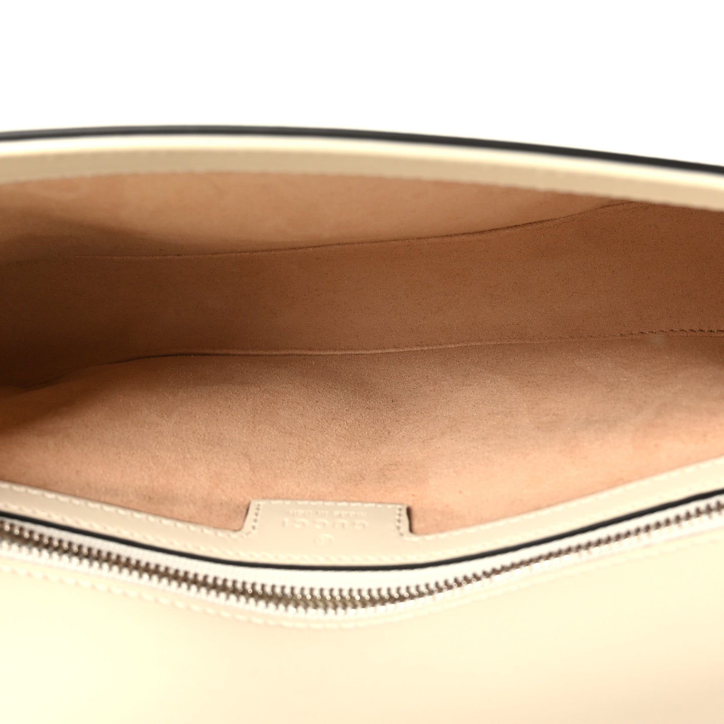 Senna Calfskin Petite GG Top Handle Shoulder Bag Mystic White
