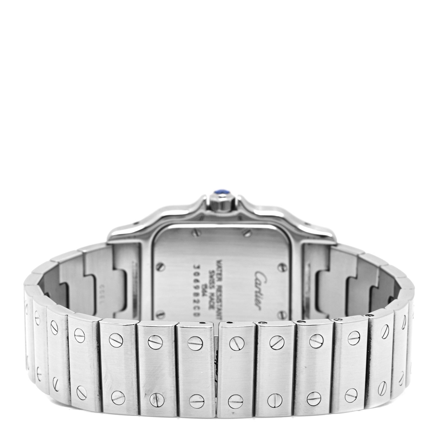 Cartier Stainless Steel 29mm Santos De Cartier Galbee Quartz Watch 3 of 4