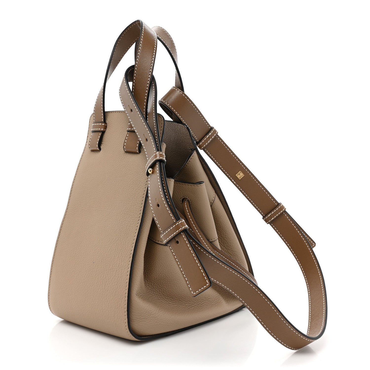 Loewe Calfskin Small Hammock Shoulder Bag Sand Mink 3 of 9