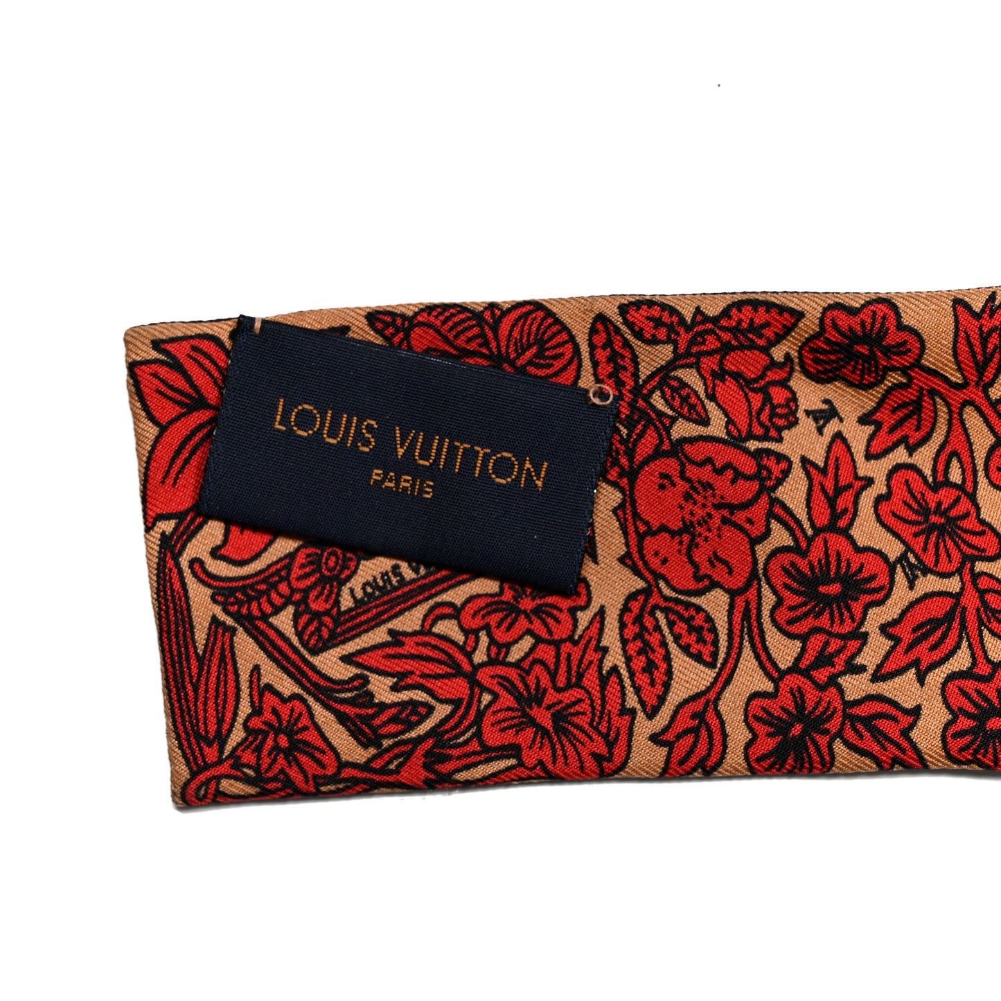Silk Damier Pop Up Bandeau Azur