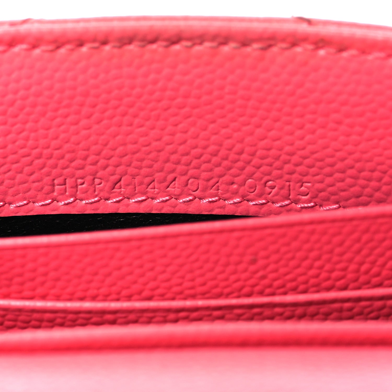 Saint Laurent Grain De Poudre Matelasse Chevron Small Monogram Envelope Wallet Rose Clair 8 of 16