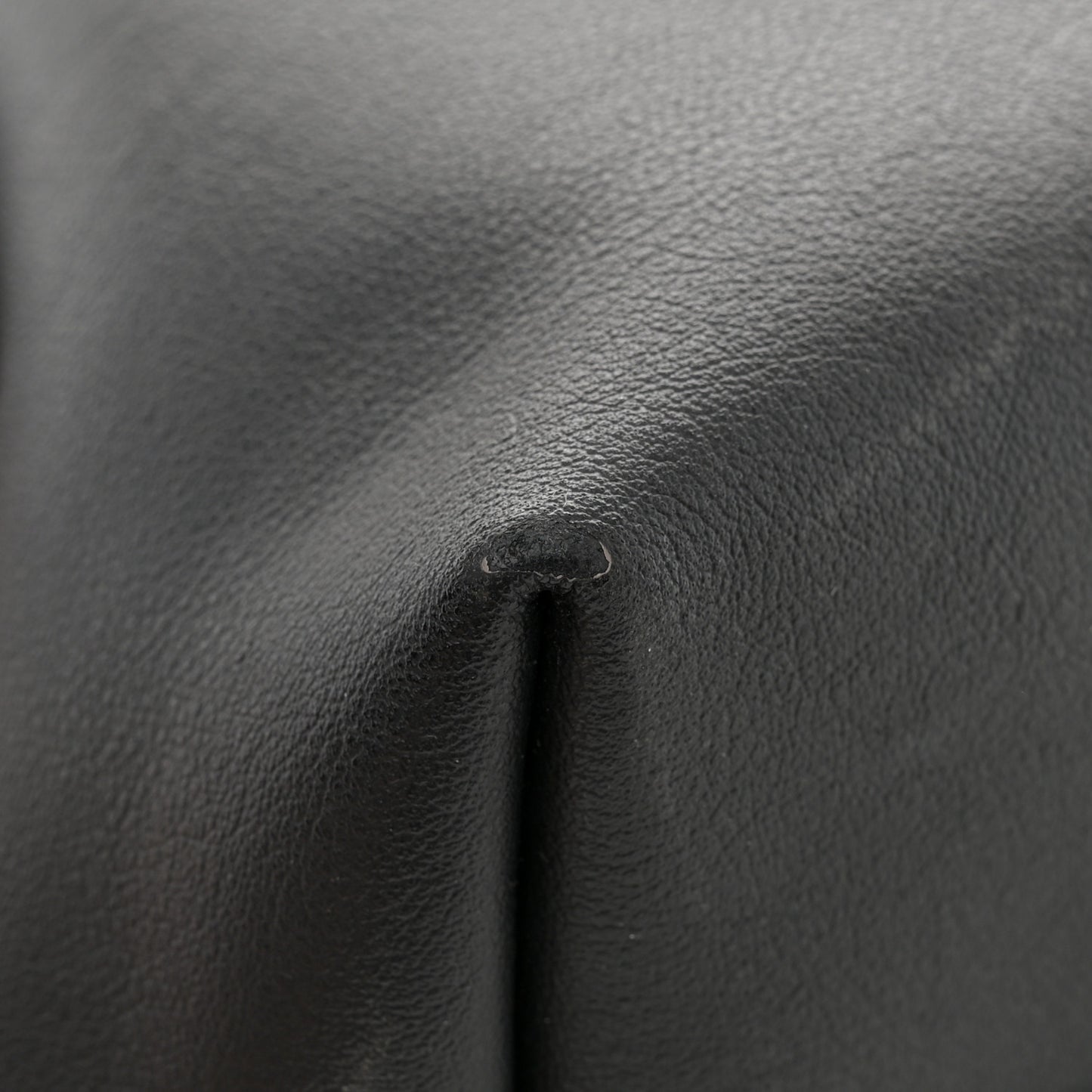 Calfskin Large Shopping Tote Black