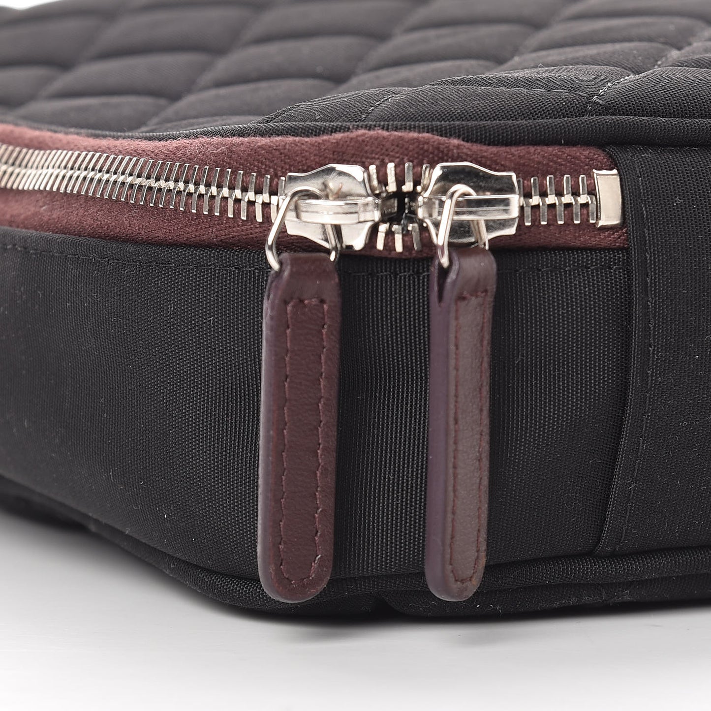 Nylon Quilted Laptop Case Black