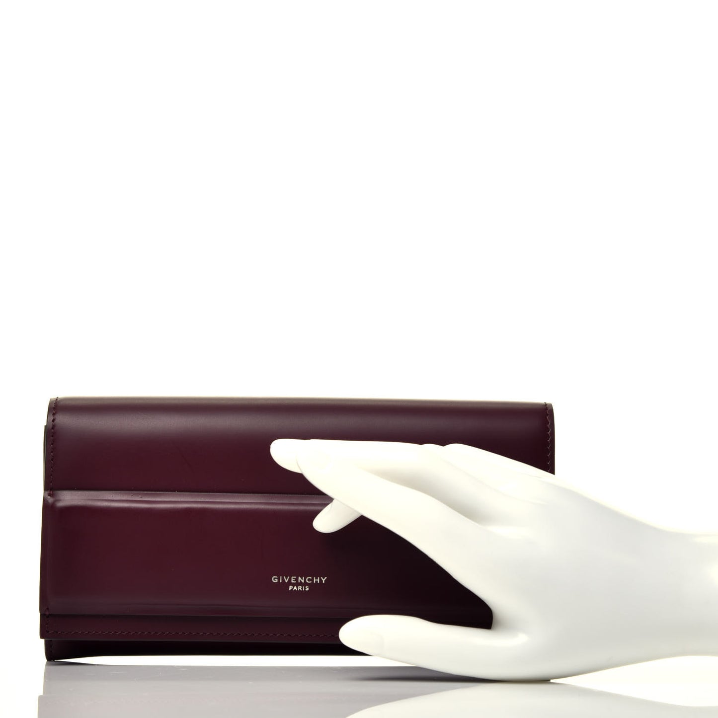 Smooth Calfskin Horizon Continental Wallet Oxblood