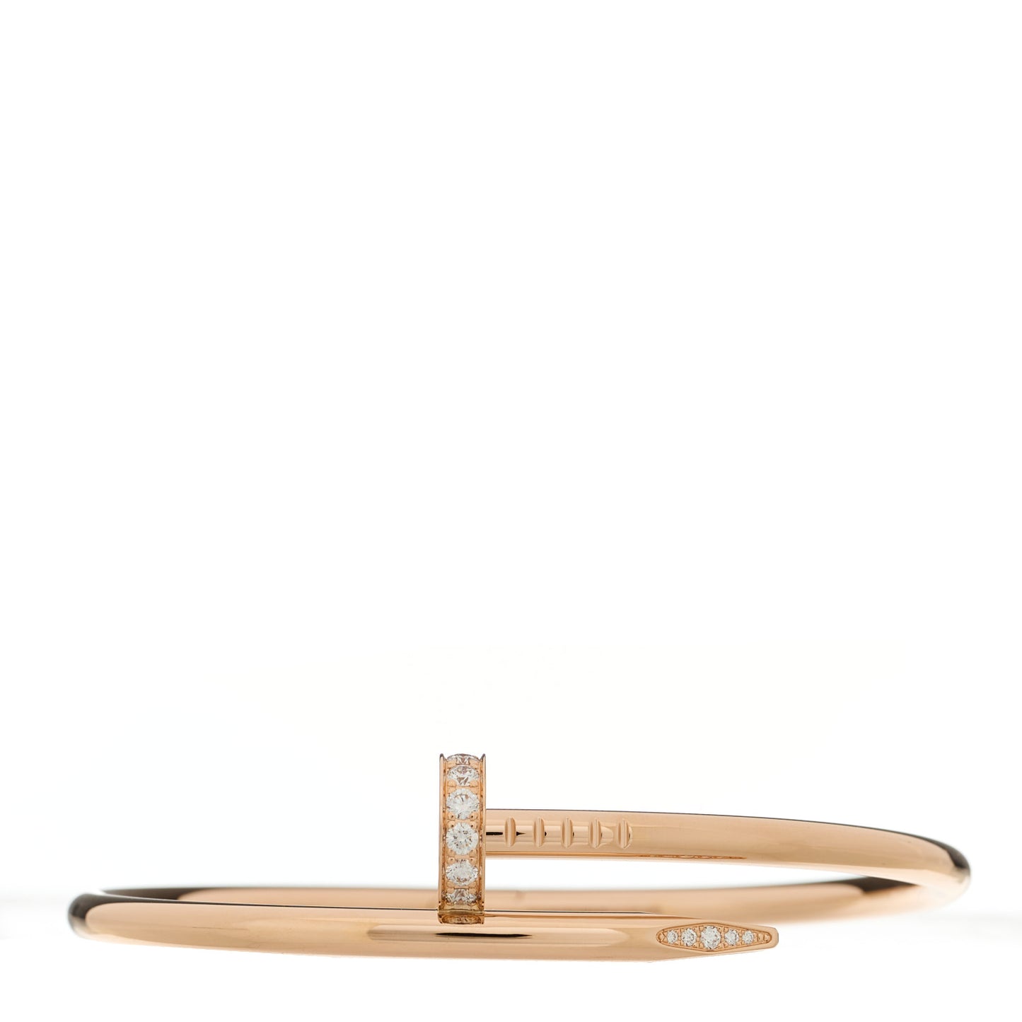 18K Yellow Gold Diamond Juste Un Clou Bracelet 17