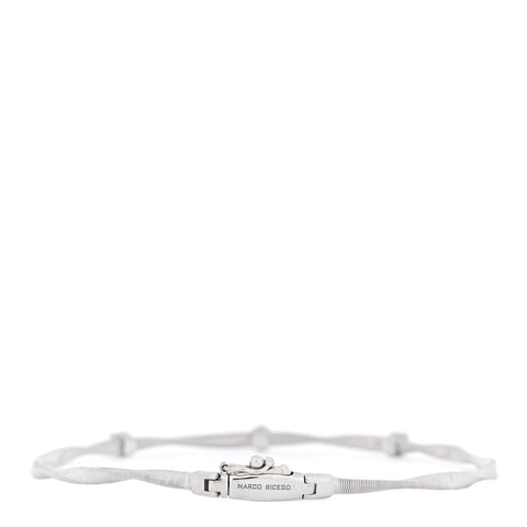 18K White Gold Diamond Marrakech Twisted Coil Bracelet