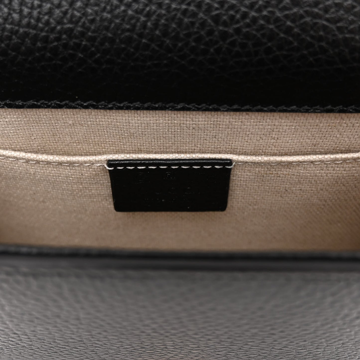 Calfskin Small GG Marmont Chain Shoulder Bag Black