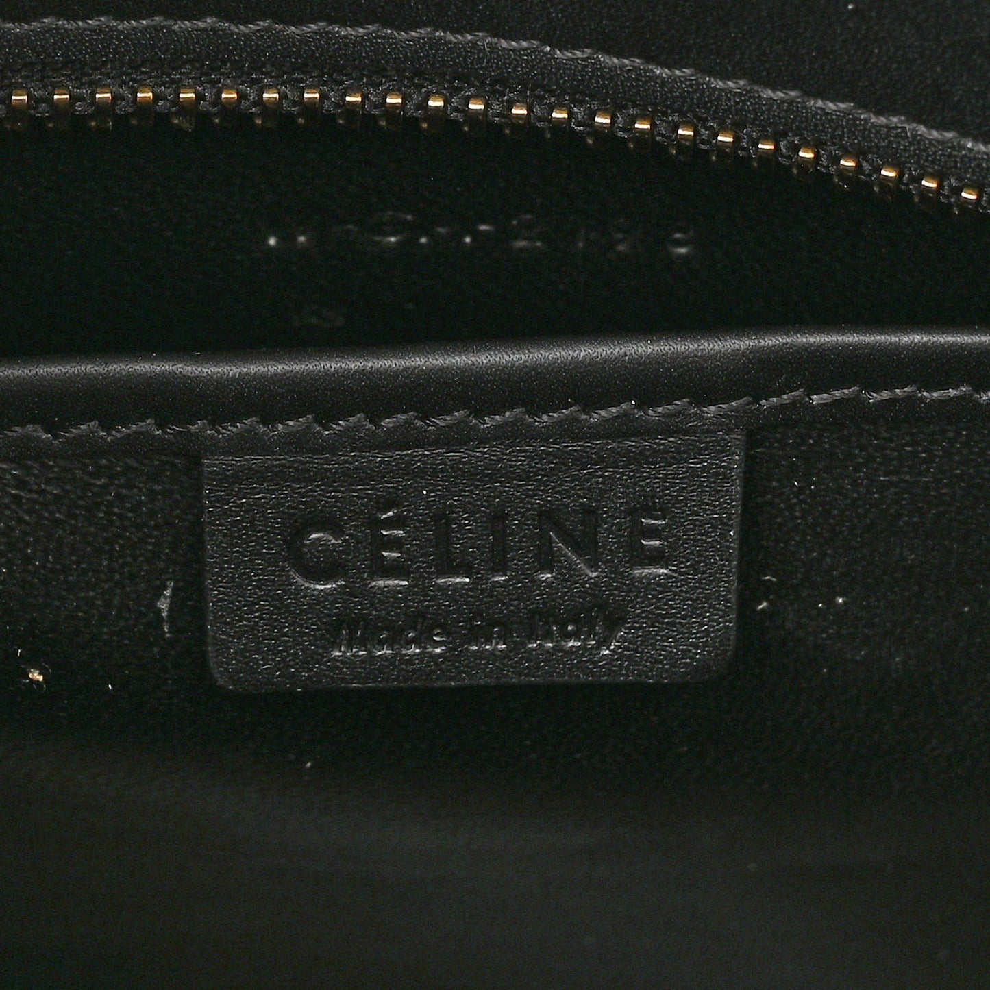 Baby Grained Calfskin Nano Tri-Color Luggage Zinc Almond