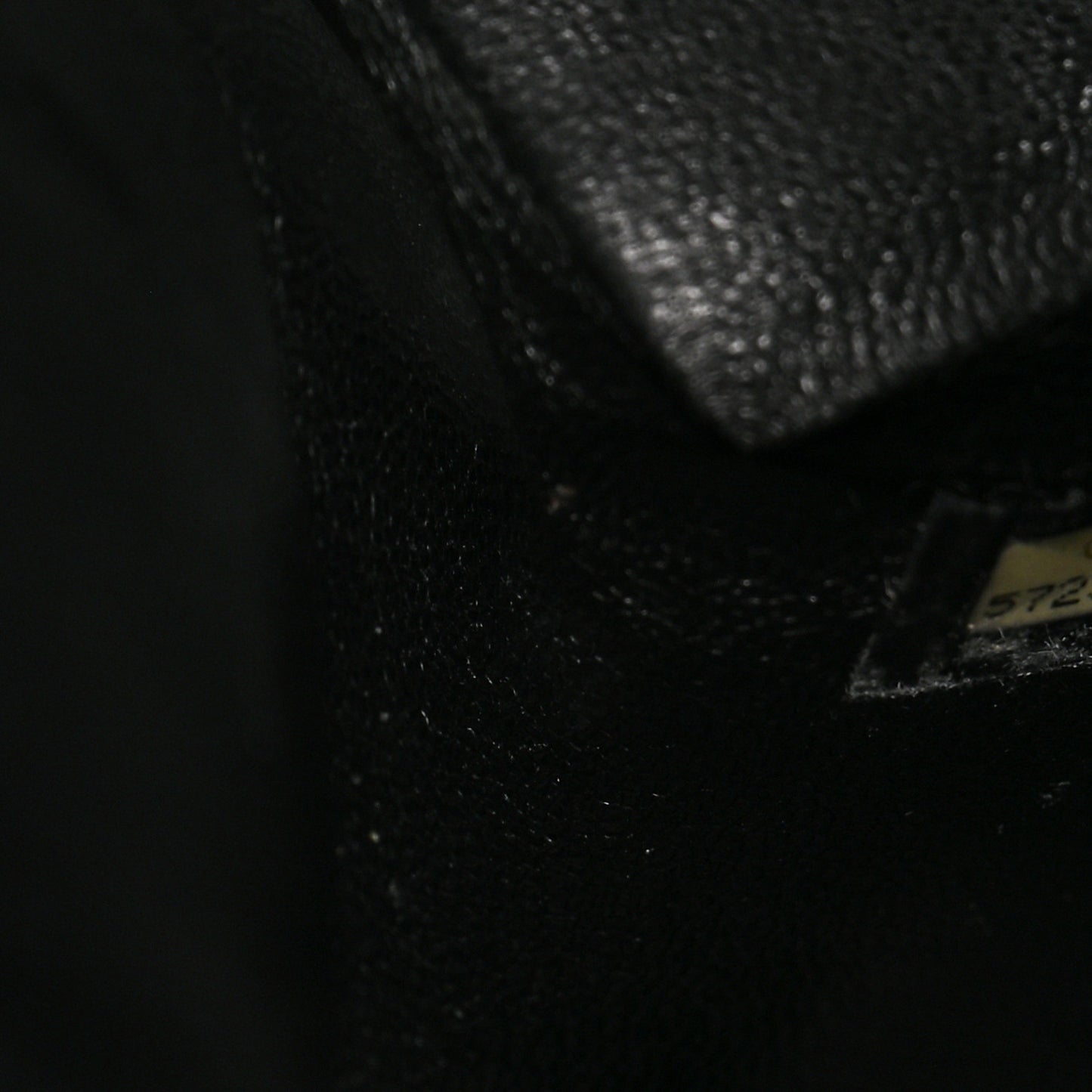 Lambskin Quilted Shopping Tote Black