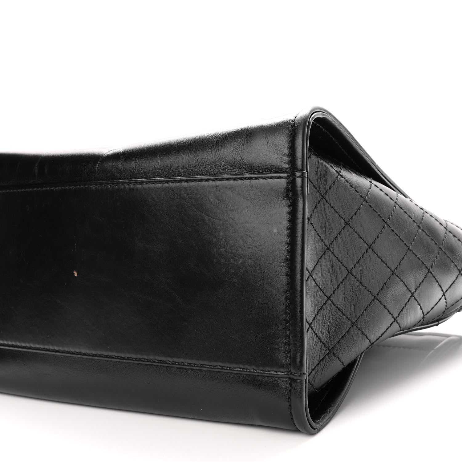 Chanel Aged Calfskin Medium Charms Deauville Tote Black 10 of 12