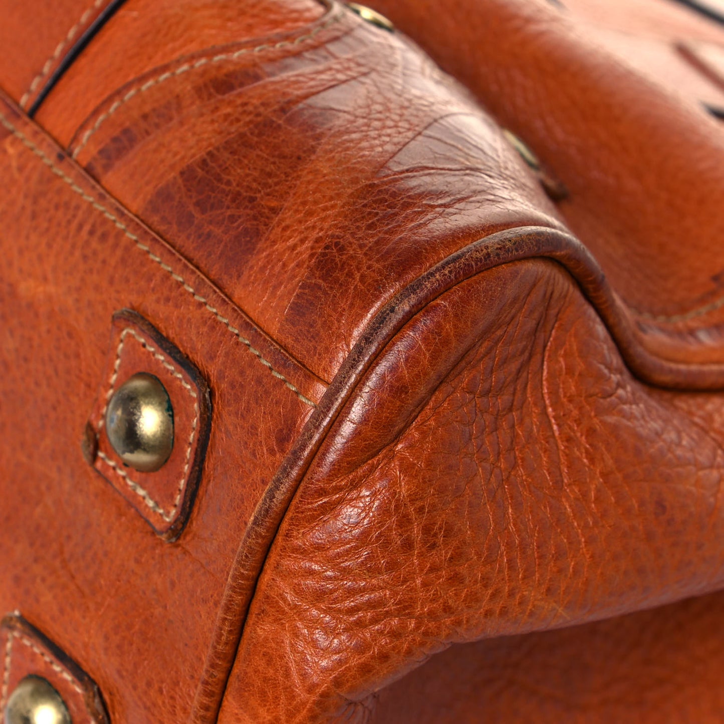 Grained Calfskin Tooled Darwin Bayswater Oak