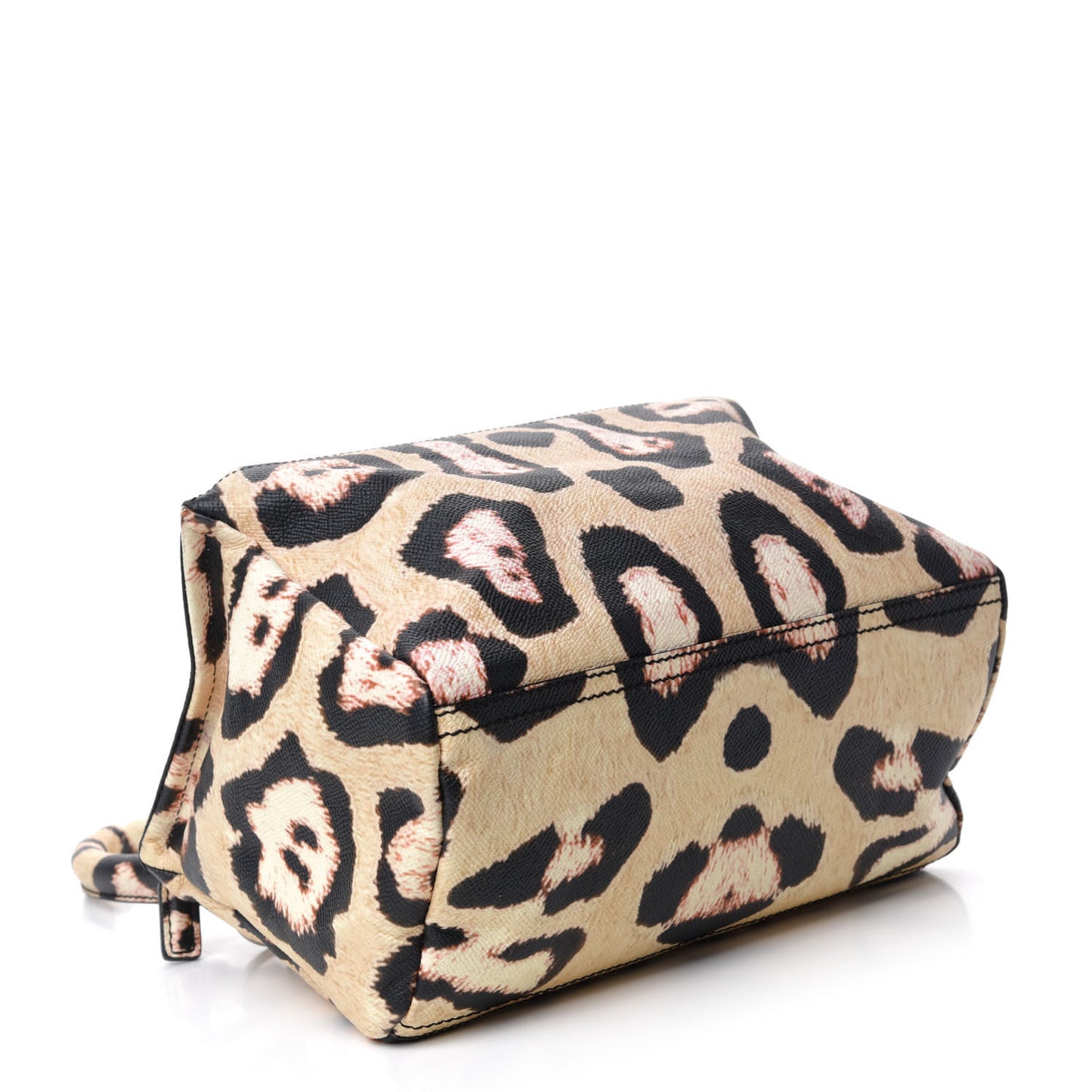 Calfskin Jaguar Print Small Pandora Multicolor