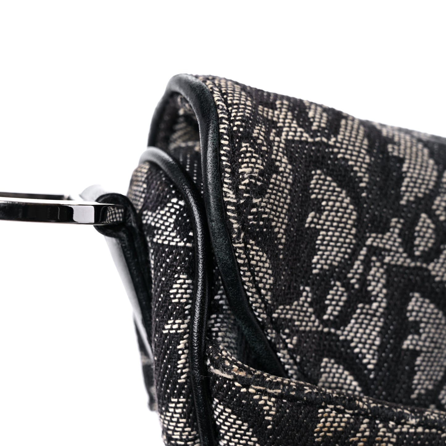 Monogram Saddle Bag Black