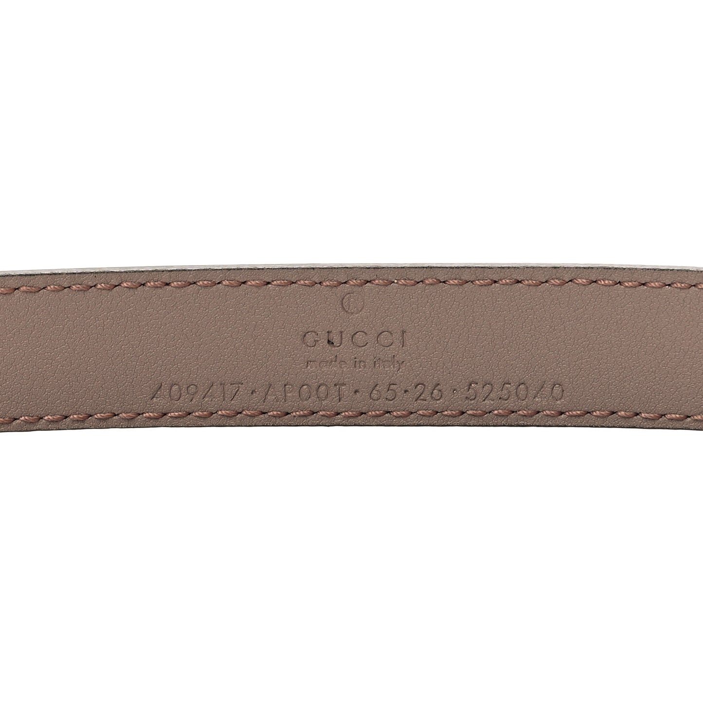 Calfskin Double G 20mm Belt 65 26 80/32 Porcelain Rose