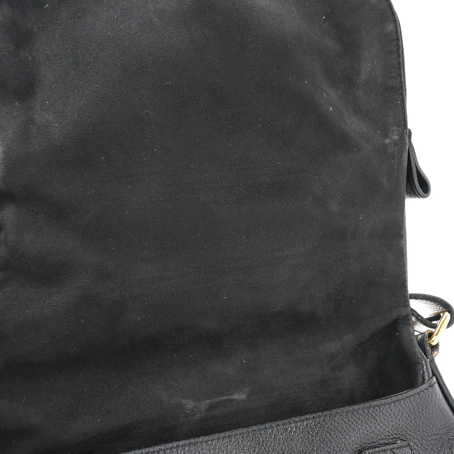 Grained Calfskin Medium Jennifer Crossbody Bag Black
