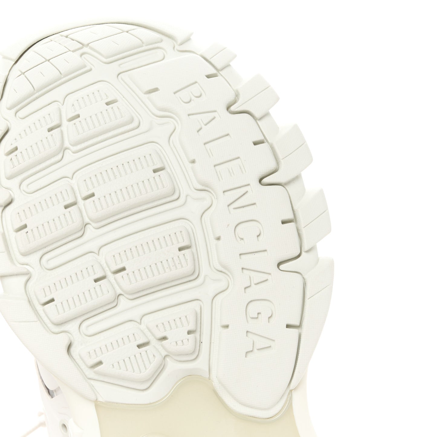 Rubber Mesh Fabric Monocolor Recycled Sole Womens Track Sneakers 38 White