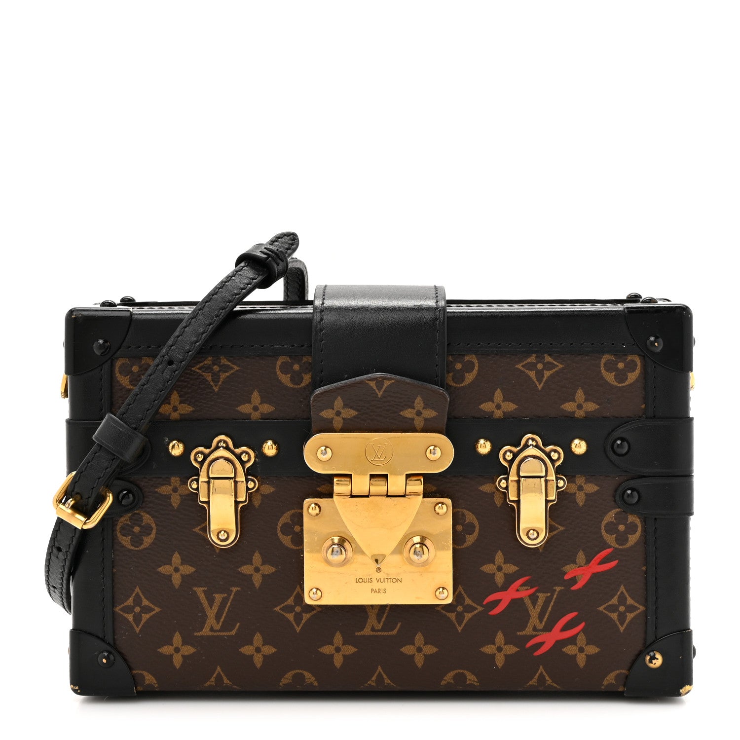 Louis Vuitton Monogram Petite Malle Black 1 of 14