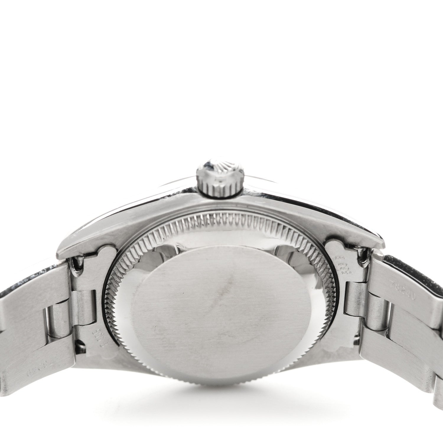 Rolex Stainless Steel 24mm Oyster Perpetual Watch Blue 76080 4 of 4