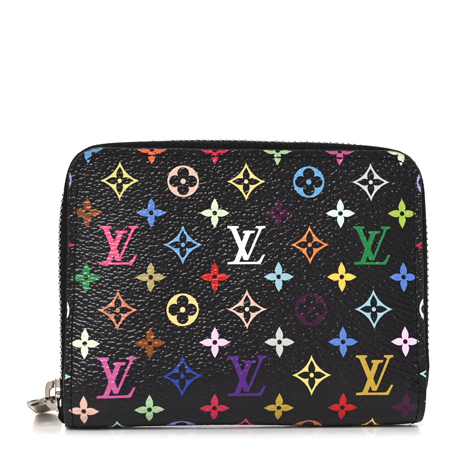 Louis Vuitton LV x TM Monogram Multicolor Zippy Coin Purse Black