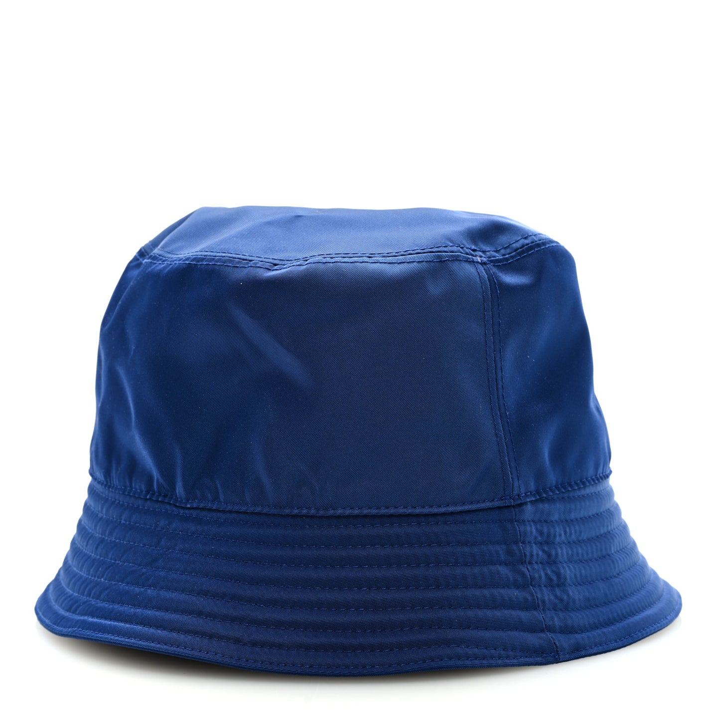 Nylon Metal Triangle Logo Mens Bucket Hat M Bluette